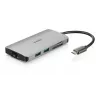 D-Link 8-in-1 USB-C -keskitin HDMI/Ethernet/kortinlukija/Power Delivery