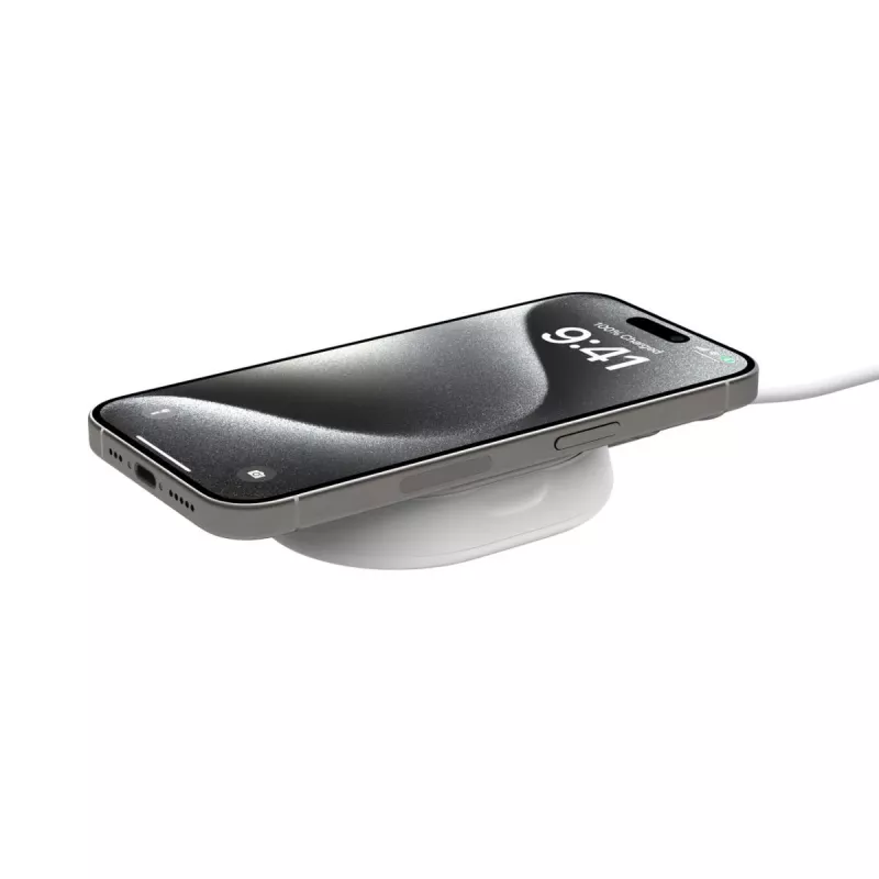 BELKIN langaton latausteline – BoostCharge Pro – Qi2 15W – valkoinen