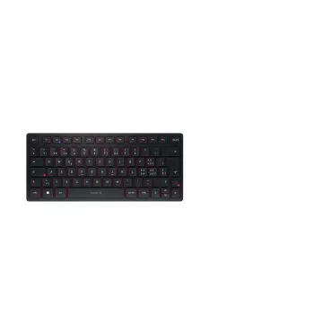 CHERRY KW 9200 MINI näppäimistö yleiskäyttöön USB + RF langaton + Bluetooth QWERTZ sveitsi musta