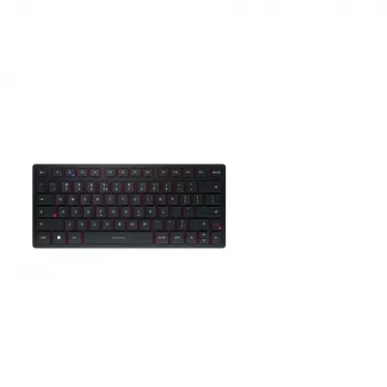 CHERRY KW 9200 MINI näppäimistö yleiskäyttöön USB + RF langaton + Bluetooth QWERTY englanti musta