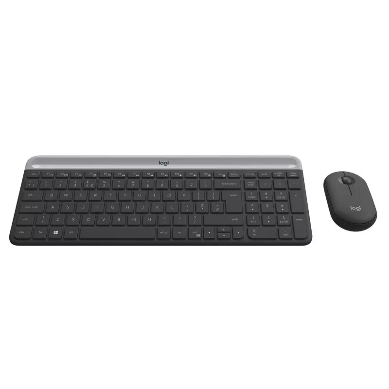LOGITECH ohut langaton näppäimistö- ja hiirisarja MK470 - grafiitti - AZERTY belgia
