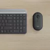 LOGITECH ohut langaton näppäimistö- ja hiirisarja MK470 - grafiitti - AZERTY belgia