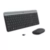 LOGITECH ohut langaton näppäimistö- ja hiirisarja MK470 - grafiitti - AZERTY belgia