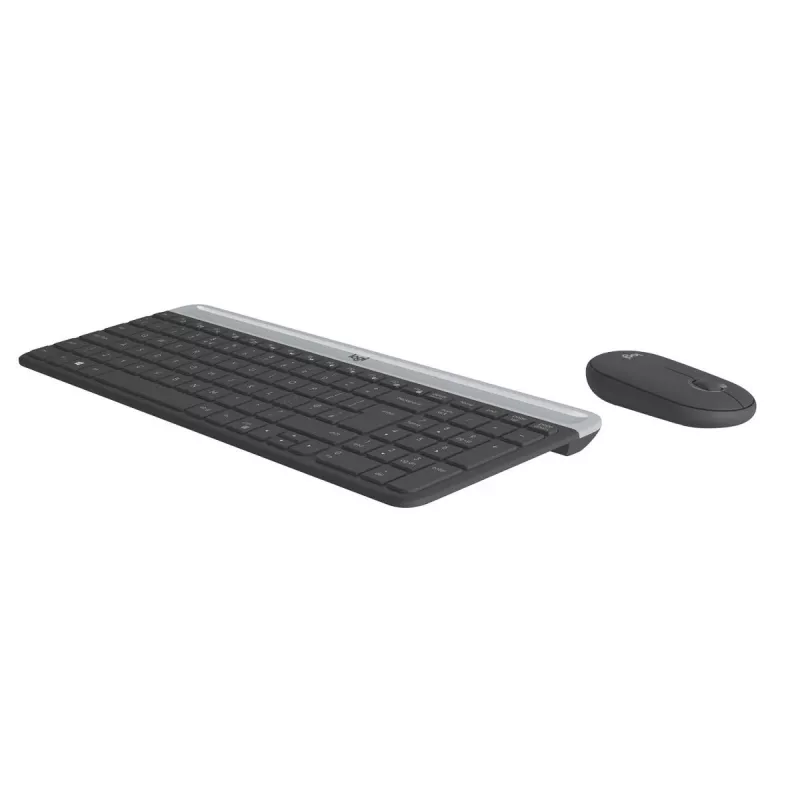 LOGITECH ohut langaton näppäimistö- ja hiirisarja MK470 - grafiitti - AZERTY belgia