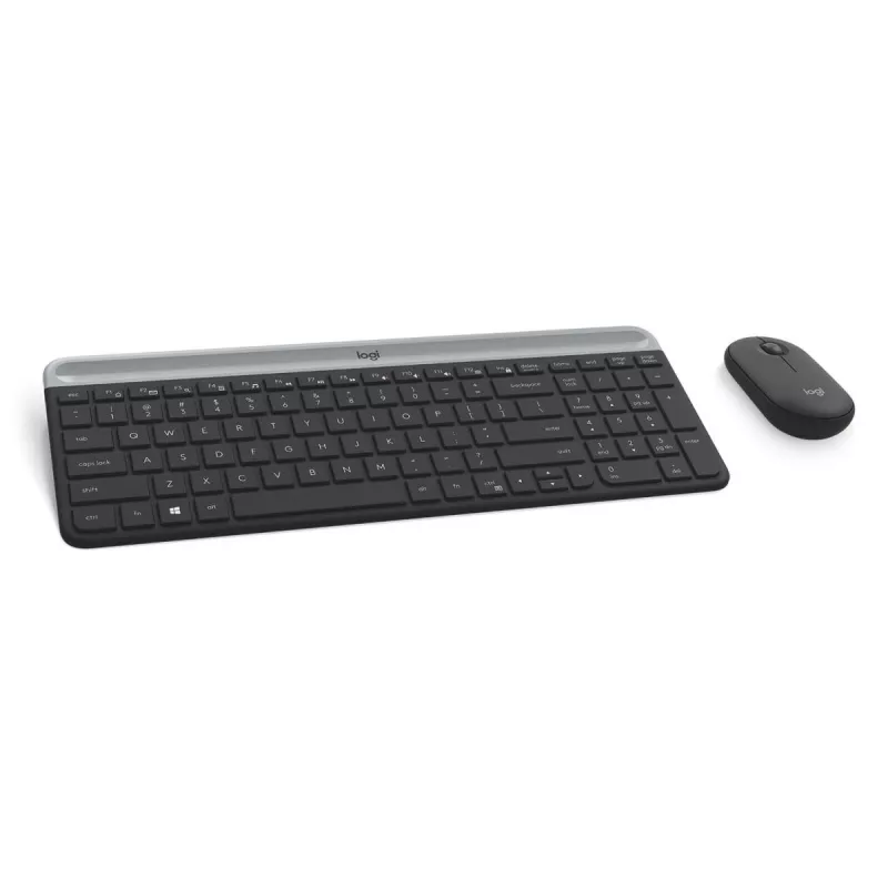 LOGITECH ohut langaton näppäimistö- ja hiirisarja MK470 - grafiitti - AZERTY belgia