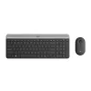 LOGITECH ohut langaton näppäimistö- ja hiirisarja MK470 - grafiitti - AZERTY belgia