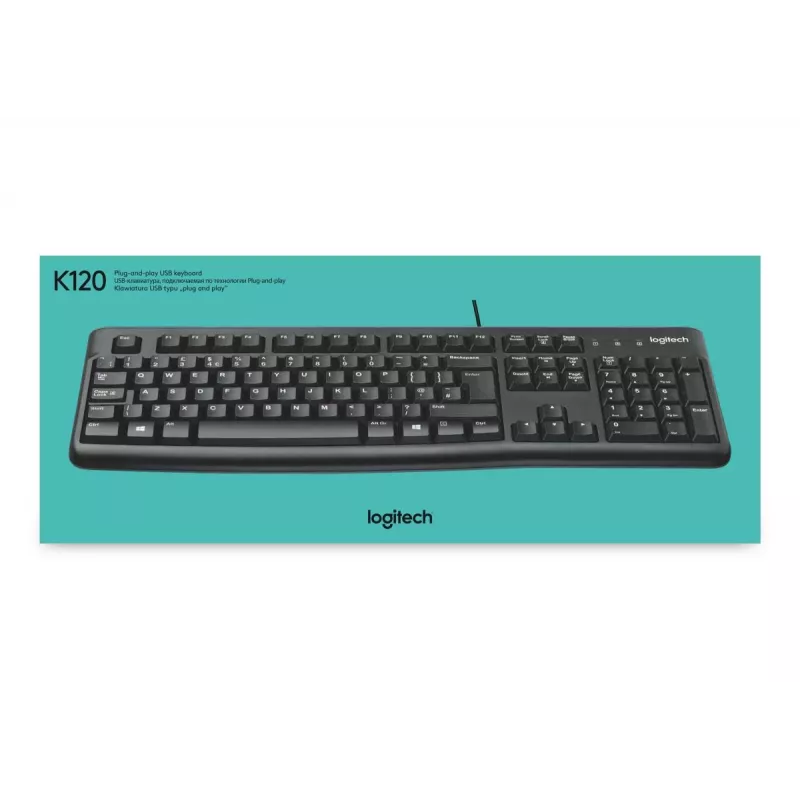LOGITECH näppäimistö K120 - AZERTY belgia