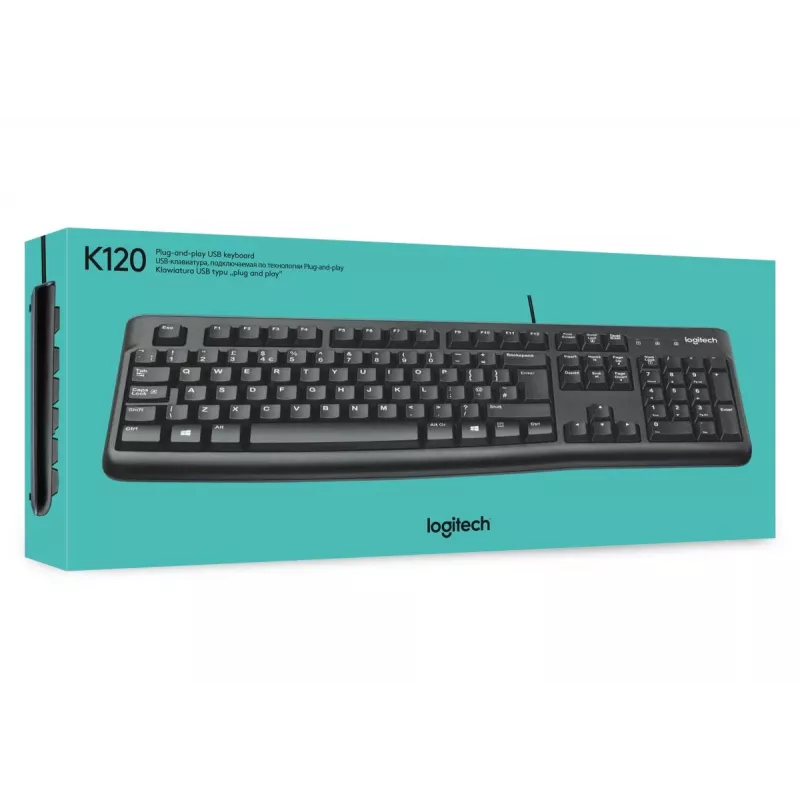 LOGITECH näppäimistö K120 - AZERTY belgia