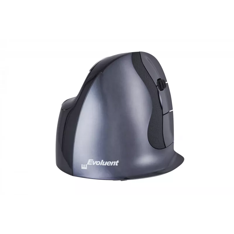 BakkerElkhuizen Evoluent D Medium langaton, oikeakätinen, pystysuunnittelu, laser, RF langaton, 3200 DPI, musta