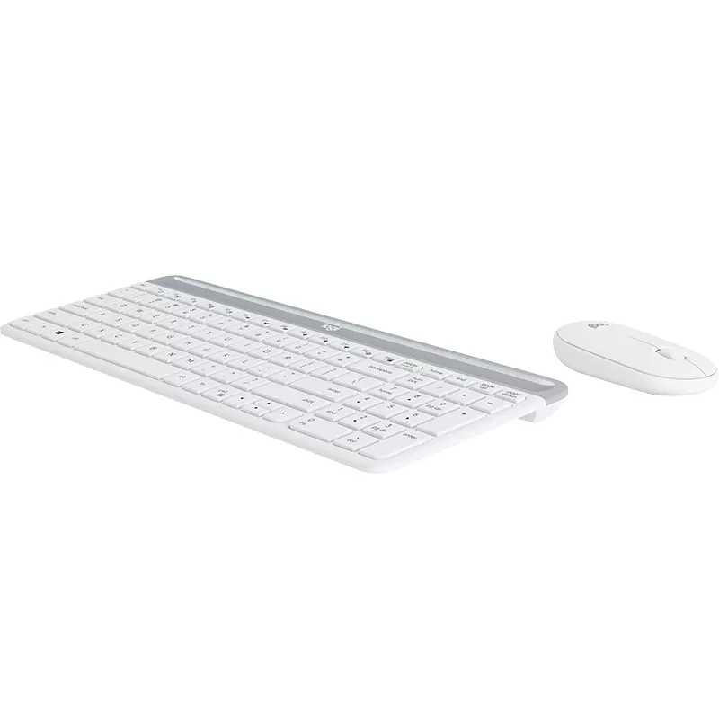 LOGITECH ohut langaton näppäimistö ja hiiri -yhdistelmä Mk470 - luonnonvalkoinen - Qwertz Ge