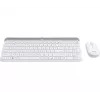 LOGITECH ohut langaton näppäimistö ja hiiri -yhdistelmä Mk470 - luonnonvalkoinen - Qwertz Ge