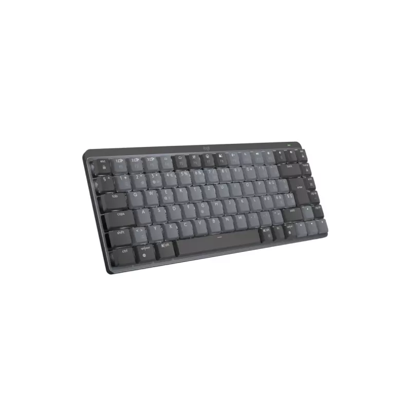 LOGITECH Mx Mechanical Mini minimalistinen langaton valaistu näppäimistö - grafiitti Tactile Quiet Qwertz Suisse