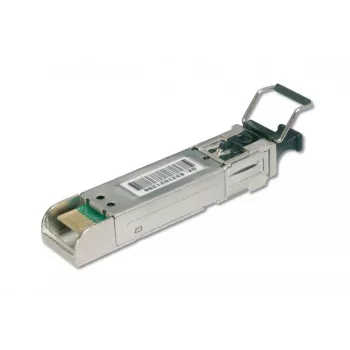 DIGITUS HP-yhteensopiva 1,25 Gbps SFP-moduuli, jopa 550 m monimuoto, LC-duplex-liitin, 1000Base-SX, 850 nm