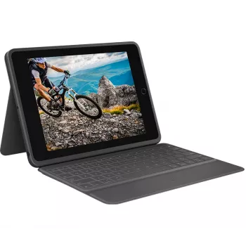 LOGITECH Rugged Folio grafiitti Qwertz saksa