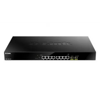 D-Link 10-porttinen Multi-Gigabit PoE+ Smart Managed -kytkin, hallittava, L2, 2.5G Ethernet (100/1000/2500), Power over Ethernet (PoE), rack-asennus, 1U