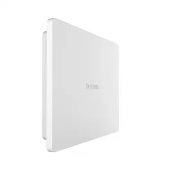 D-Link AX3000 Wi-Fi 6 Dual-Band PoE-ulkoilmatukiasema, 2,4 GHz, 5 GHz, 3000 Mbit/s, 64-bit WEP, 128-bit WEP, SSID, WEP, WPA, WPA2, WPA3, 10,100,1000,2500 Mbit/s
