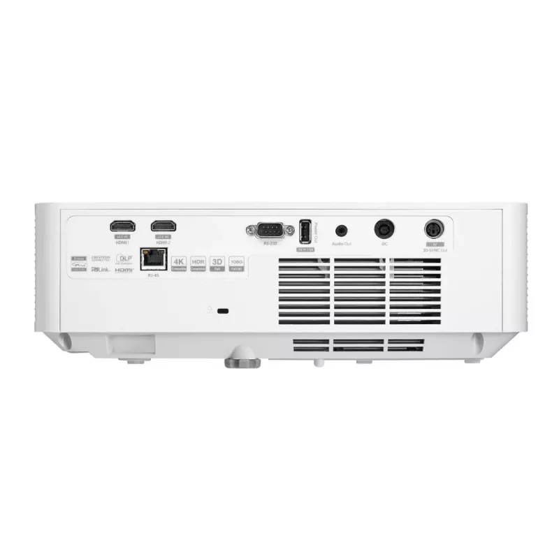 Optoma ZH430UST DLP-laserprojektori ultralyhyellä heittoetäisyydellä, Full HD 1920x1080, 4000 lm, 3D, valkoinen