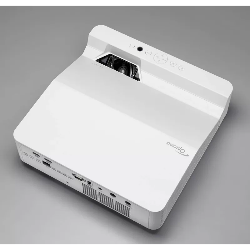 Optoma ZH430UST DLP-laserprojektori ultralyhyellä heittoetäisyydellä, Full HD 1920x1080, 4000 lm, 3D, valkoinen
