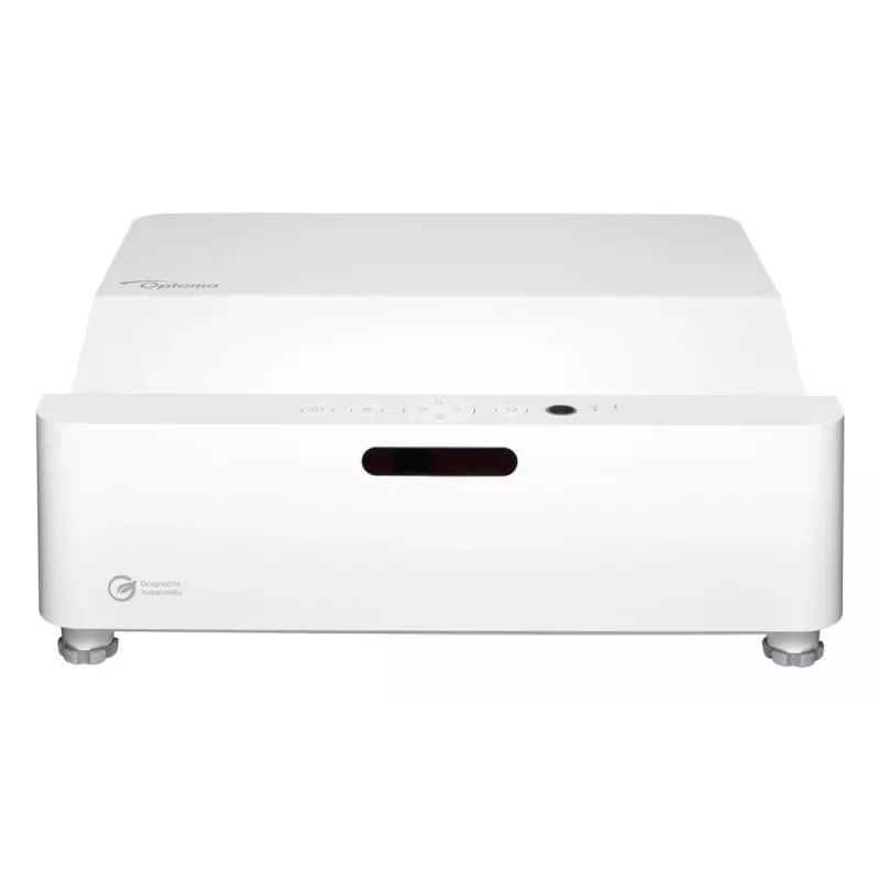 Optoma ZH430UST DLP-laserprojektori ultralyhyellä heittoetäisyydellä, Full HD 1920x1080, 4000 lm, 3D, valkoinen