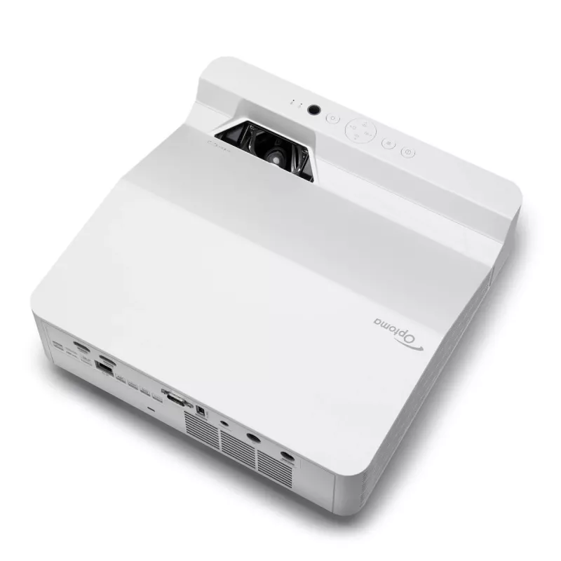 Optoma ZH430UST DLP-laserprojektori ultralyhyellä heittoetäisyydellä, Full HD 1920x1080, 4000 lm, 3D, valkoinen