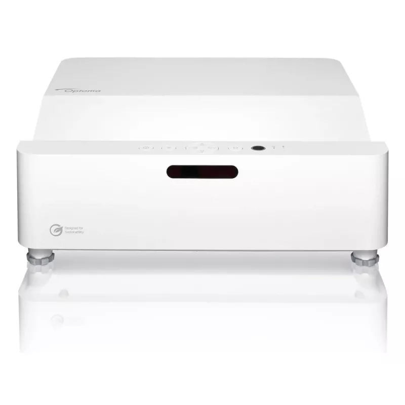 Optoma ZH430UST DLP-laserprojektori ultralyhyellä heittoetäisyydellä, Full HD 1920x1080, 4000 lm, 3D, valkoinen