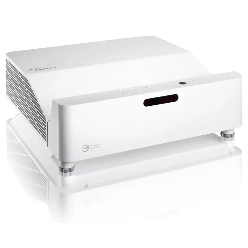 Optoma ZH430UST DLP-laserprojektori ultralyhyellä heittoetäisyydellä, Full HD 1920x1080, 4000 lm, 3D, valkoinen