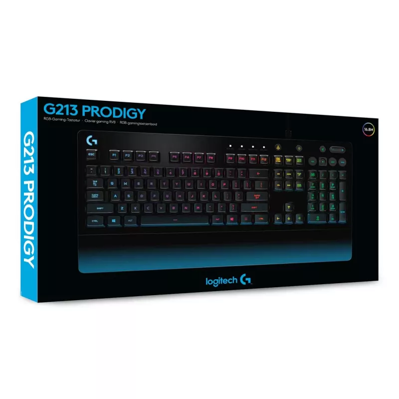 LOGITECH G213 Prodigy pelinäppäimistö USB - Azerty belgia