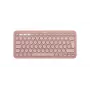 LOGITECH Pebble Keys 2 K380s - kompakti Bluetooth-näppäimistö - Tonal Rose - Qwerty Int