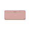 LOGITECH Pebble Keys 2 K380s - kompakti Bluetooth-näppäimistö - Tonal Rose - Qwerty Int