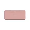 LOGITECH Pebble Keys 2 K380s - kompakti Bluetooth-näppäimistö - Tonal Rose - Qwerty Int