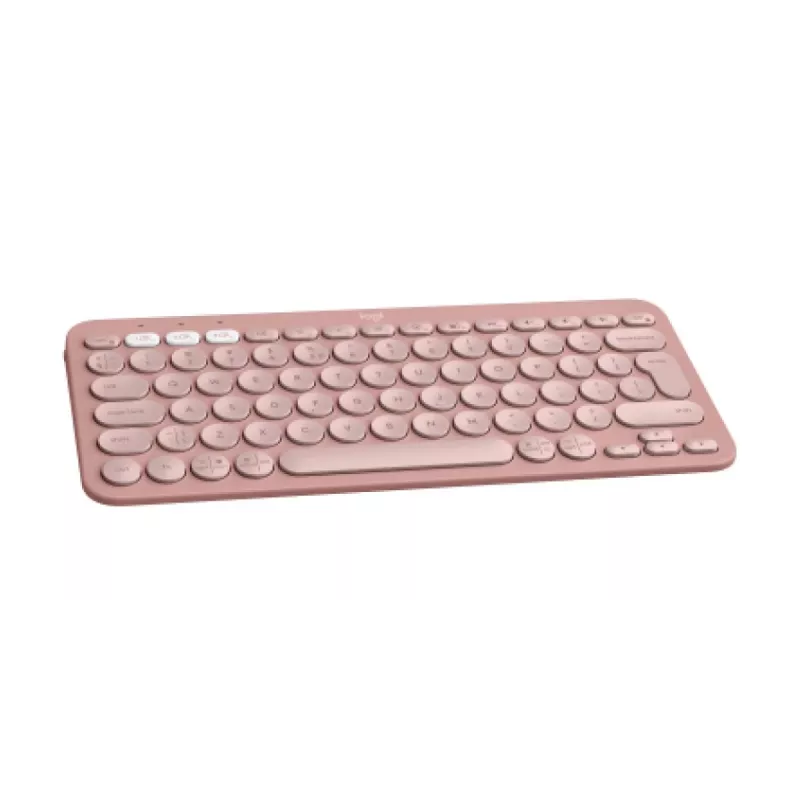 LOGITECH Pebble Keys 2 K380s - kompakti Bluetooth-näppäimistö - Tonal Rose - Qwerty Int