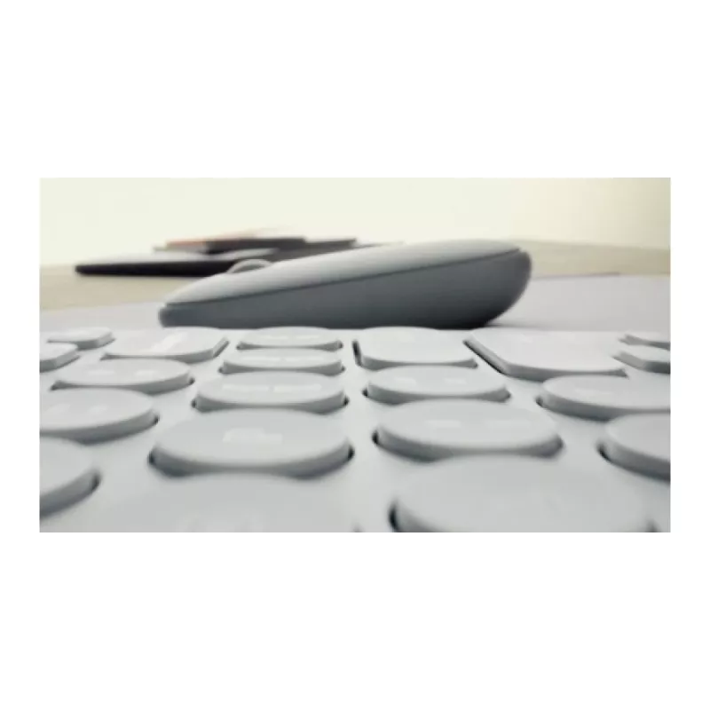 LOGITECH Pebble Keys 2 K380s - kompakti Bluetooth-näppäimistö - Tonal Rose - Qwerty Int