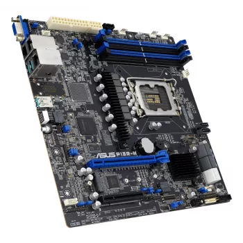 Emolevy ASUS P13R-M Intel C262 LGA 1700 micro ATX, DDR5, 4 DIMM, 128GB, 8x SATA III, 1x M.2, 2x LAN