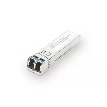 DIGITUS SFP+ 10G MM 850nm 300m DDM:llä LC-liitin, tehohäviö < 1 W, 850nm VCSEL-laser