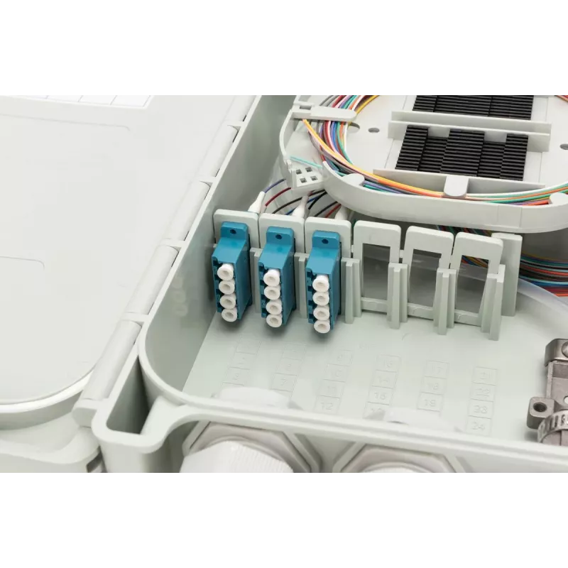 Digitus FTTH/FTTB jakokaappi esikoottu OS2 12 kuitua LC/PC