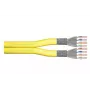 DIGITUS asennuskaapeli - CAT 7A - S/FTP - AWG 22/1 duplex - 500m - keltainen - B2ca