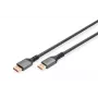 DIGITUS PREMIUM DisplayPort 2.1 -liitäntäkaapeli - M/M 1m 16K UHD 80G alumiinikotelo