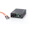 DIGITUS mediakonvertteri, multimode 10/100Base-TX – 100Base-FX, sis. virtalähteen, ST-liitin, jopa 2 km