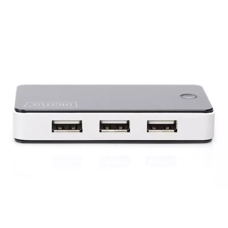 DIGITUS USB 2.0 7-porttinen keskitin musta (da-70222)