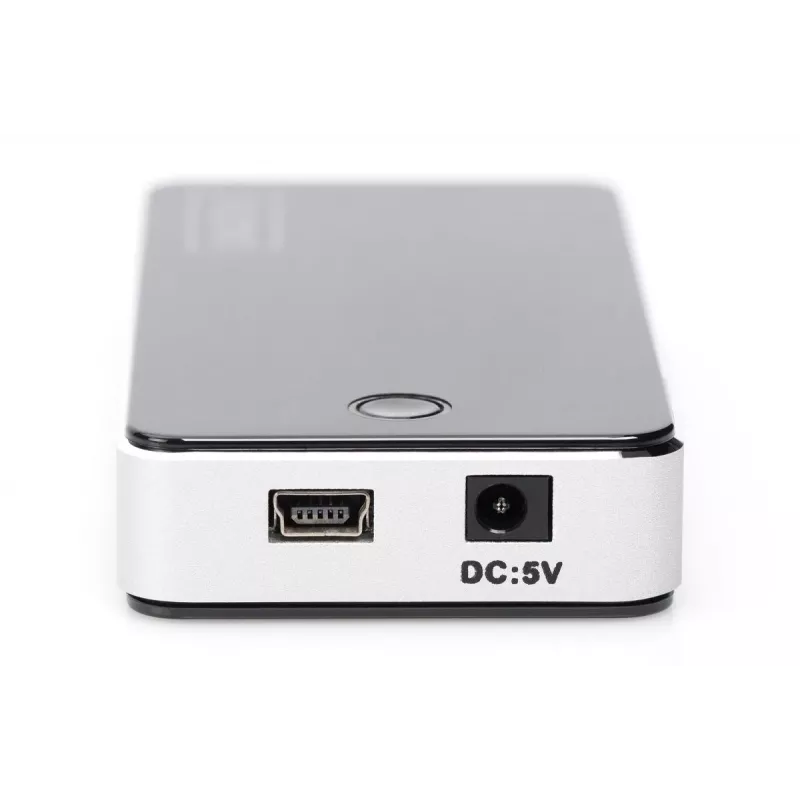 DIGITUS USB 2.0 7-porttinen keskitin musta (da-70222)