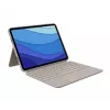 LOGITECH Combo Touch – sand iPad Pro 11 inch (1., 2., 3. gen.) – saksa – QWERTZ