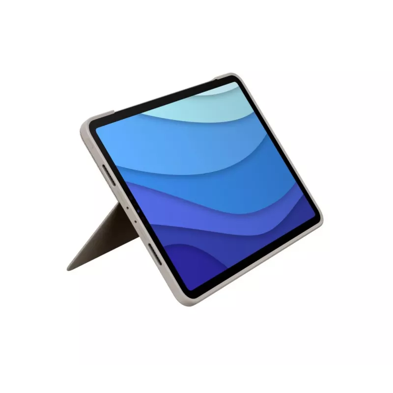 LOGITECH Combo Touch – sand iPad Pro 11 inch (1., 2., 3. gen.) – saksa – QWERTZ