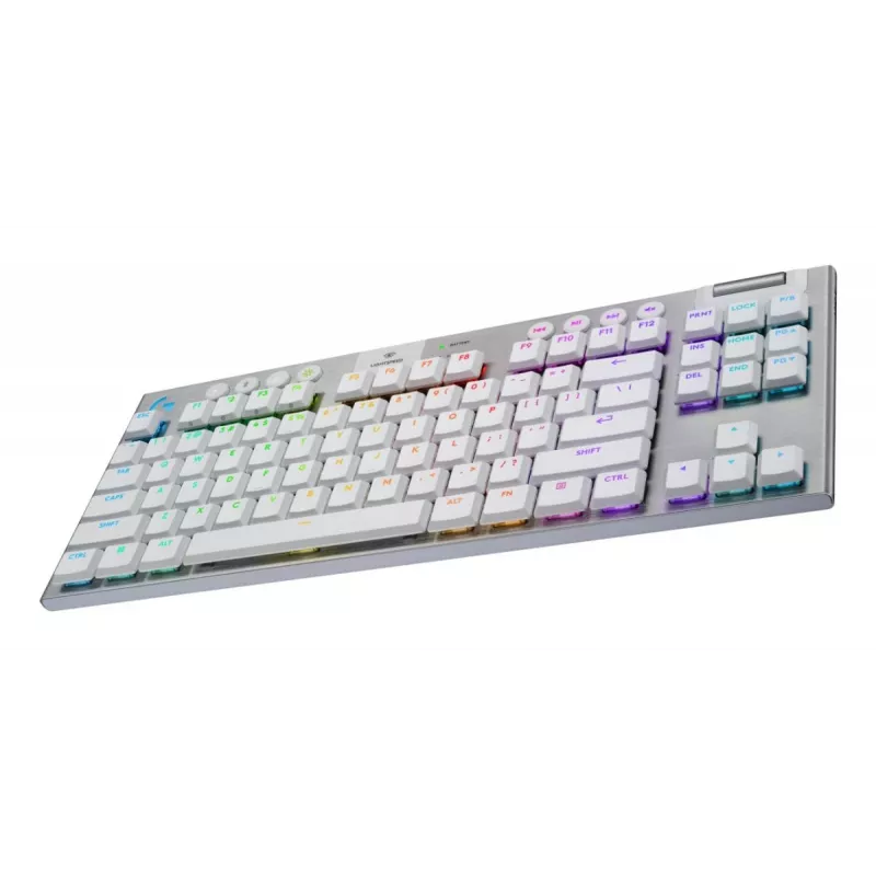 LOGITECH G915 X Lightspeed TKL langaton low-profile-pelinäppäimistö valkoinen tactile - Qwertz saksa