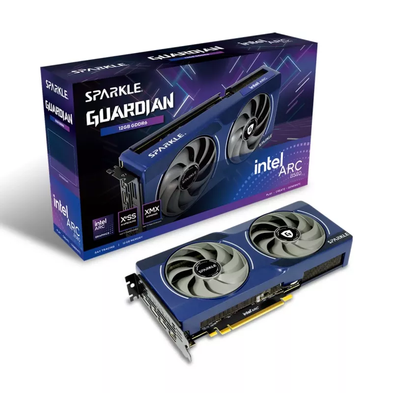SPARKLE näytönohjain - Arc B580 Guardian - 12 GB - GDDR6 - PCI-e