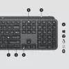 LOGITECH MX Keys For Business - Graphite - sveitsiläinen Qwertz