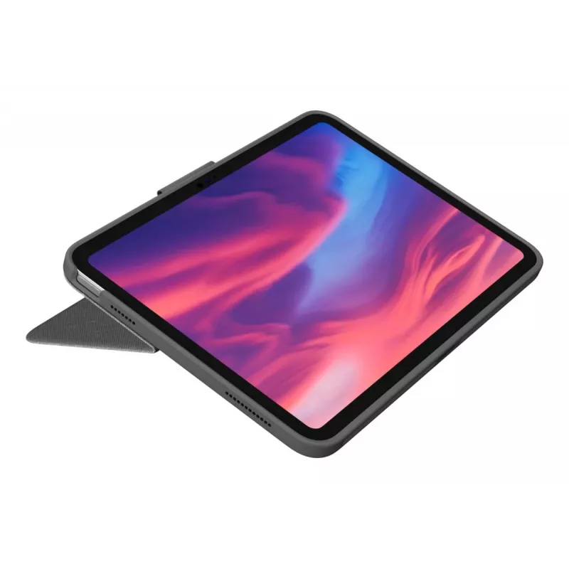 LOGITECH Combo Touch iPad (10. sukupolvi) - Oxford Grau - Swiss Qwertz