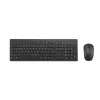 Kensington K75562DE, langaton, RF Wireless, kalvo, QWERTZ, musta, hiiri mukana