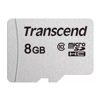 TRANSCEND Micro-SDHC-kortti 300S 8GB UHS-I U1 ilman sovitinta