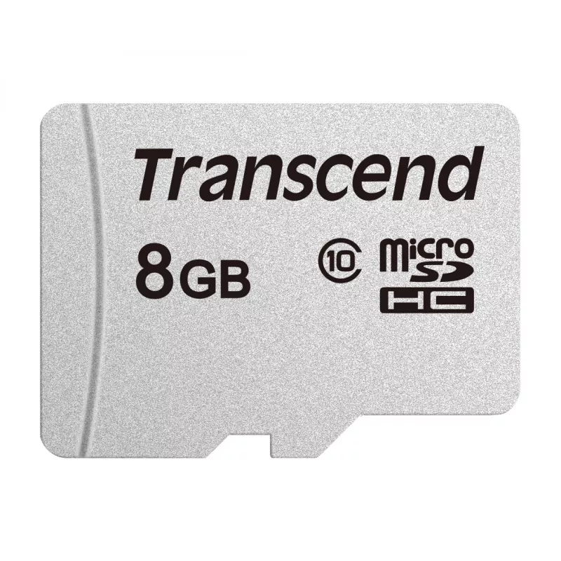 TRANSCEND Micro-SDHC-kortti 300S 8GB UHS-I U1 ilman sovitinta
