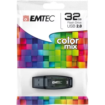 EMTEC C410 Color Mix - 32GB USB-muistitikku - USB 2.0 - sininen
